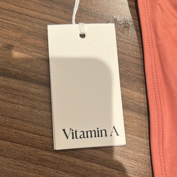 Vitamin A Coral Bikini Bottom - Picture 3 of 5